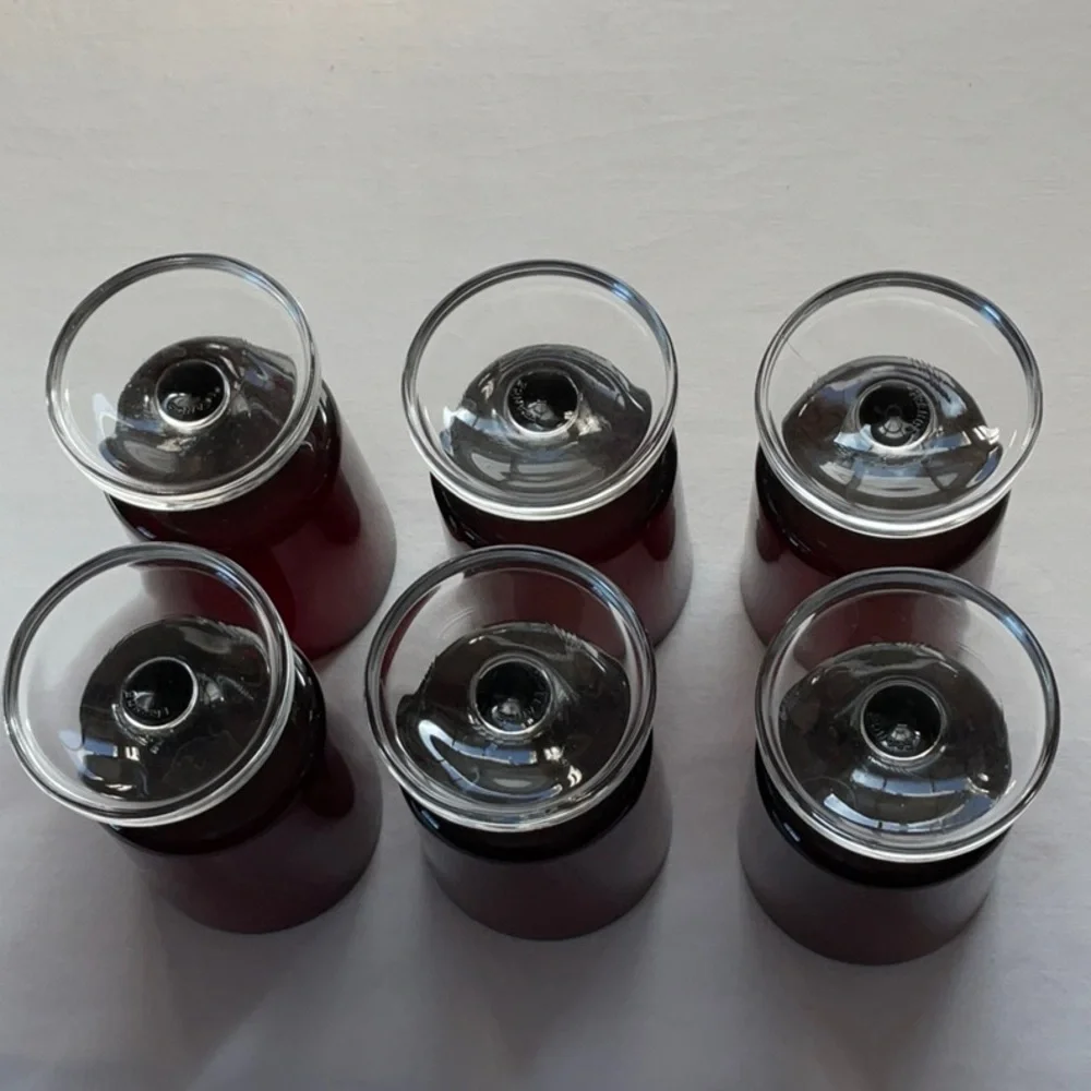 Arcoroc Luminarc France Ruby Red 4 oz. Juice Glasses Set of 6